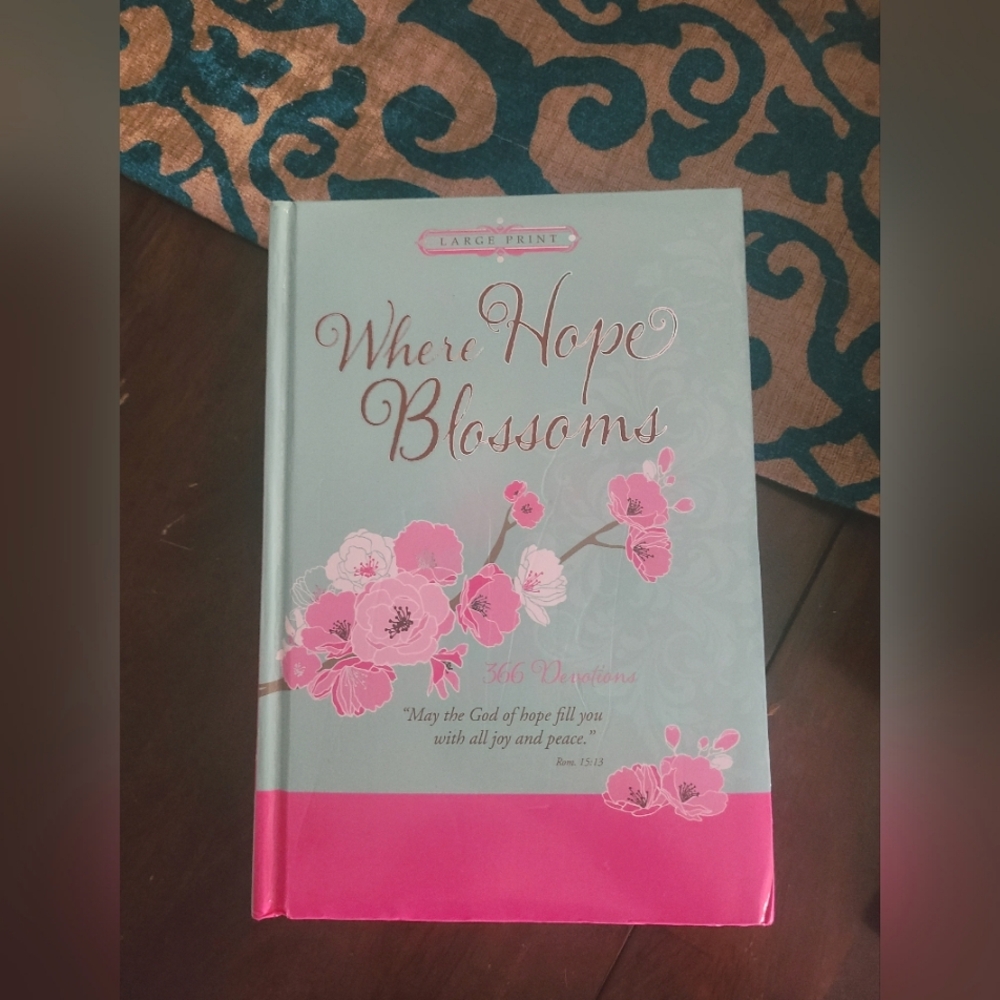Womens Daily Devotional "Where Hope Blossoms"